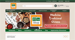 Desktop Screenshot of phytoshop.com.br